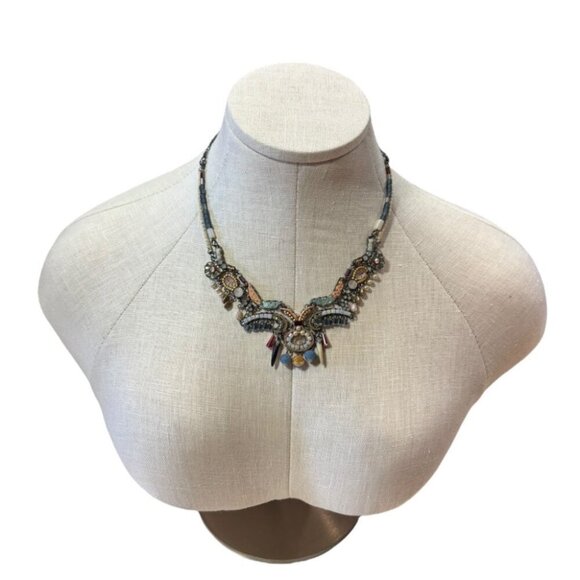 Ayala Bar Cream + Grey Necklace
